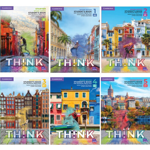 Neue Version der ursprünglichen zweiten Version der Cambridge Middle School English Think Starter Level 12345 Lehrbuch + Übungsbuch + Online-Konto Senden Sie Audio- und Video-Test-Antworten.