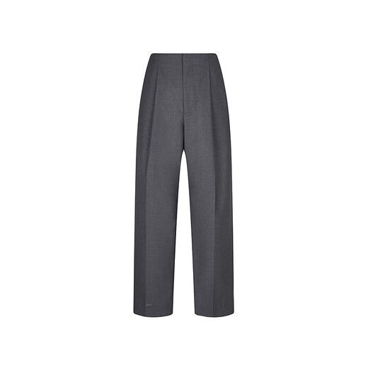 Menos [mismo estilo en el centro comercial] 2025 Summer Nuevo pantalones de recorte recto informal 2p4e13660 011 Carbon Black M