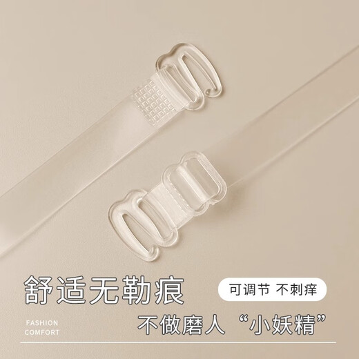 Jioesc para correa para la correa de hombro transparente invisible, no deslizante, anti-deslizamiento, ropa interior delgada de reemplazo alargada, accesorios, sujetador de suspensión, 1.2 cm transparente de verano (tres pares)