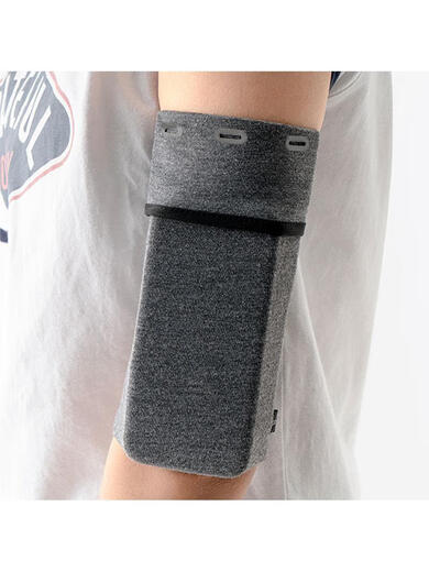 Zi Jiafu mobile phone strap arm sports running mobile phone arm bag sleeves unisex wrist bag outdoor fitness hand blue S (suitable for arm circumference 19-23cm)