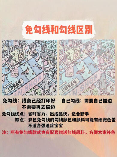 NICHIXIANG TOWN ACRYLIC CURE LIGNE DIGITAL PEINTURE D'HUILE NUMÉRAL Z679 SUKIYAKI CYLINDER EMBALAGE PURE COUVAS + PEINTURATION ACRYLIQUE + TRADE SET