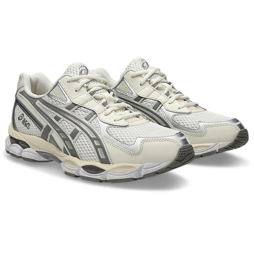 ASICS Gel-nyc ASICs 24 New 1203A542-100 Herren Sport Jogging Schuhe Creme/Kirchturmgrau 36