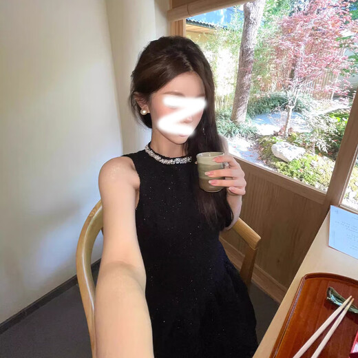 心楠绝美辣妹收腰连衣裙女装春夏法式气质高级感小黑裙生日礼裙短裙子 辣妹收腰连衣裙m适合95斤以下