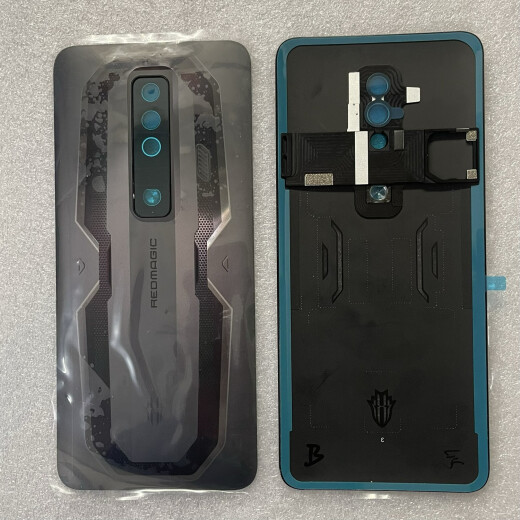 努比亚（nubia）适用努比亚红魔7 7S NX679J原装玻璃后盖 原装手机电池后盖后壳 红魔7玻璃后盖(暗夜骑士)带镜框