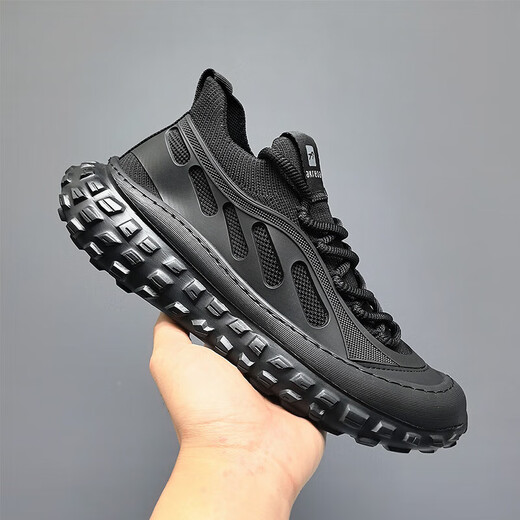 Gocitass Marke Fashion Casual Schuhe Männer 2025 Neue Dick-Soled-Dad-Schuhe Mesh atmungsaktiven Outdoor-Arbeitsschuhen Männer Beige 40