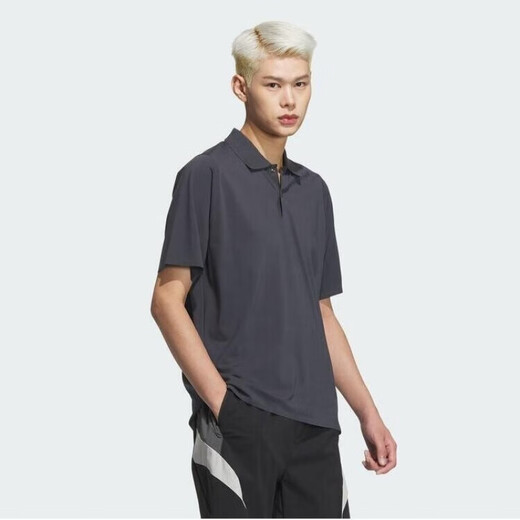 Adidas Herrenkleidung, modische, vielseitige, komfortable, atmungsaktive Sport- und Gelegenheits-Lapel-Polo-Hemd mit kurzem T-Shirt in6629 JM0980 m