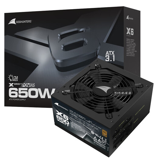 长城（Great Wall）额定650W X6金牌全模电脑电源（ATX3.1标准/漏电监测/全电压/单路12V/70cm长线材/支持5060显卡）