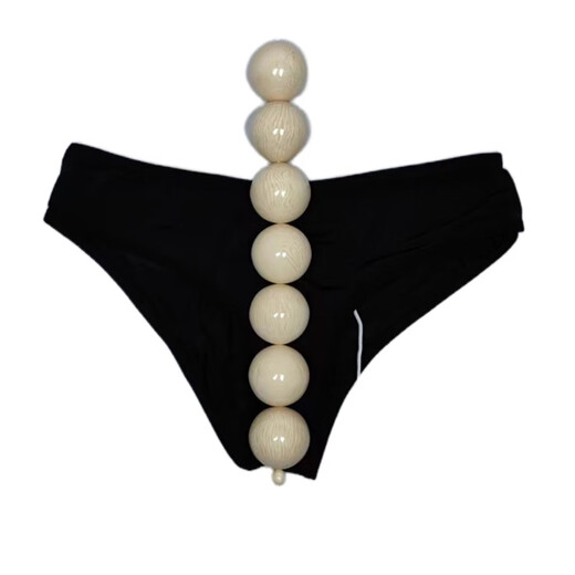 Ropa interior de perla para hombres de inserción femenina pseudo-girls ropa interior de gran tamaño para las cuentas anal de las mujeres puede entrar en el cuerpo. Modelo 20-Se puede usar la parte delantera y trasera de las mujeres de crisantemo de los hombres [Jin es igual a 0.5 kg] se puede usar
