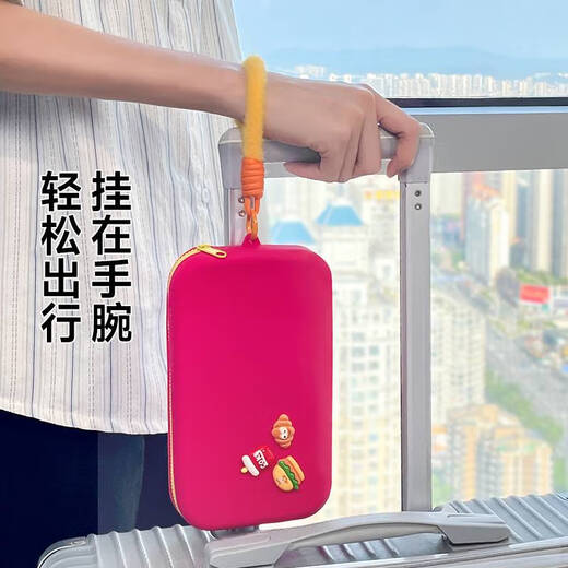 Bolsa de almacenamiento de pasaporte con gran capacidad para viajar al extranjero. Esta tarjeta de identificación Bolsa de tarjeta de embarque Caso de protección de protección fuera de blancos Bolsa de certificado de dopamina