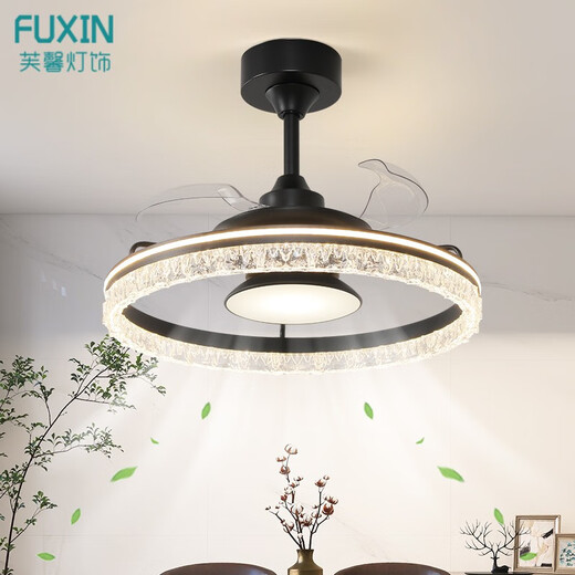 Fuxin 2025 Neues Lüfter leichter Schlafzimmer leichte minimalistische Esszimmer Deckenlüfter Leichtdanach Elektrische Lüfter Licht Zhongshan Lamp