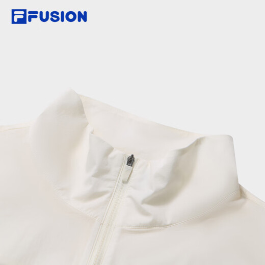 FILA FUSION赵露思同款斐乐潮牌梭织外套女2025夏休闲宽松防晒凉感上衣