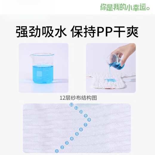 Jueyue Baby Diaper Pure Coton Wasable Meson Breat-né nouveau-né Babe Urine Ring Gauze NOUVEAU LIEU NOUVEAU COUPE BURMATE BABILLE STYLE BÉBALLE [RÉMANDEMENT MULLDES, 5 PACKS L [0-2 ANS] 15-24JIN [Jin est égal à 0,5 kg] bébé