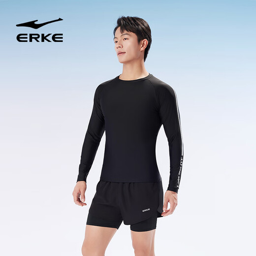 Hongxing Erke (ERKE) swimming trunks men's swimsuit suit long-sleeved top swimming trunks anti-embarrassment swimsuit hot spring