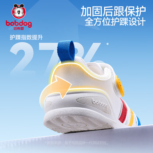 Babu Dou Baby Sandals 2025 Summer New Anti-mosquito Breathable Outdoor Shoes Soft Sole Anti-Slip Functional Shoes Baotou Children's Shoes College White Hollow Large Net 24 Inner length of the shoe 15cm, suitable for feet 14.5cm long