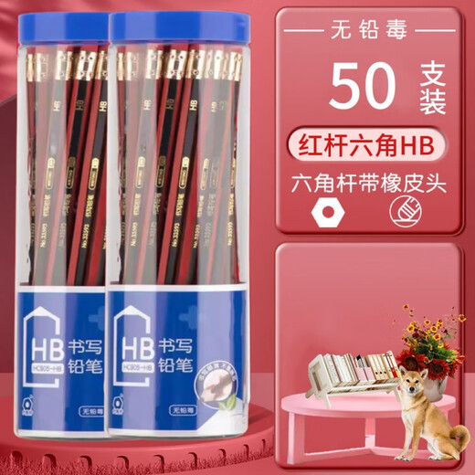 派钦园一二年级绘图无铅毒铅笔儿童小学生书写考试用HB铅笔 【HB铅笔】书写考试  LZXCV12357 100支+送削笔机1个