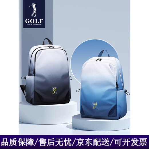 Golf (Golf) Rucksack für Männer Gradient Fashion Computer Rucksack für Frauen Trendy Marke große Kapazität Junior High School High School College School Tinte Farbe