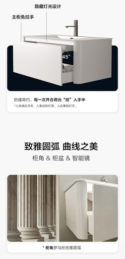 恒洁拾光系列BC6210浴室柜时尚 6120-100