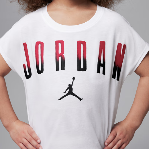 Nike (Nike) Jordan Nike Jordan 'chaleco de niñas y pantalones plisados ​​y vasos Summer Sports II3743 687 Fitness Red 160 xs