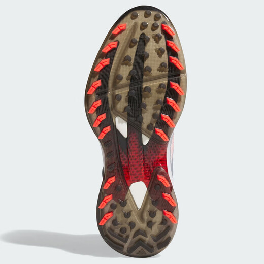 Adidas Golfschuhe für Männer Adizero ZG Sportkomfort, Nicht-Schlupf- und Wasserspritzer Boa 2025 Neue Style Spikes IH9896 Weiß/Bright Red/Black 40 (UK7)