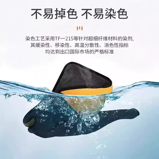 Guazhou Mu Guazhou Mu Pet Absorbent Towel Extra Large Non-stick Dog Cat Towel Bath Special Bath Towel Thickened Quick Drying Yellow Medium Size (60cm*40cm) 1 piece