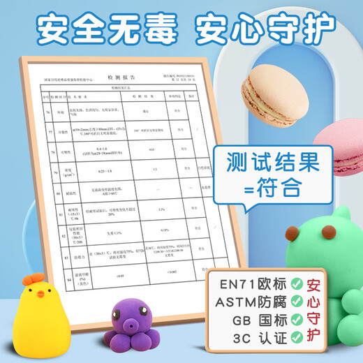
Morning light (M/G) 24 color antibacterial easy-plastic clay AKE039H8 non-toxic color clay clay plasticine 4D children's handmade DIY toy bags handmade good things