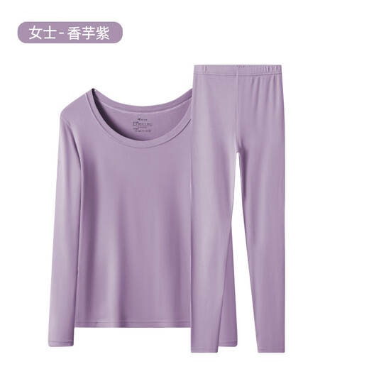 FHHUABD新款德绒情侣男士发热保暖内衣套装女秋衣秋裤打底衫双面磨毛批发 男士【经典黑】9717 L