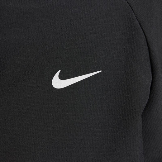 耐克（NIKE）官方男女童DRI-FIT大童速干训练夹克防晒衣夏季FZ5213 010黑/银 160 XL