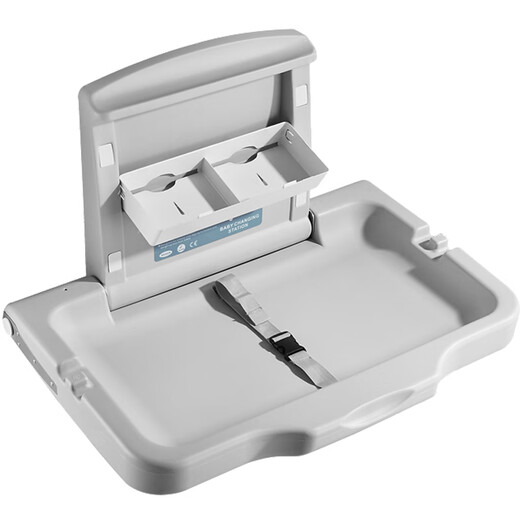 Chuangjingyixuan third bathroom baby care table mother and baby room baby diaper changing bed multi-functional foldable wall-mounted seat A3 enlarged for comfort - nursing table (not including ticket)