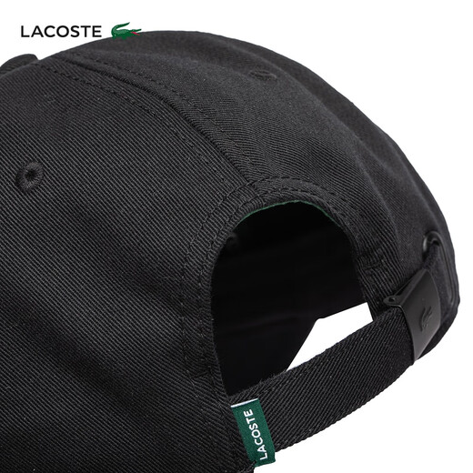 鳄鱼（LACOSTE）LACOSTE法国鳄鱼男女同款春季潮流时候logo印花棒球帽|RK9871 031/黑色 TU 均码