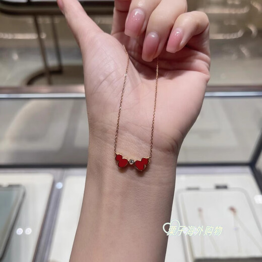 Qianjun/Kirin Wulu series 18k gold diamond gourd necklace HyCeram double gourd pendant diamond