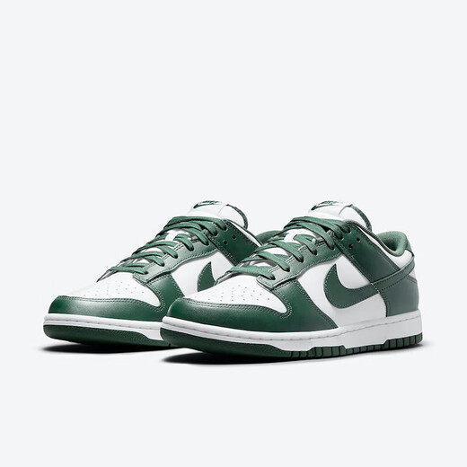 耐克（NIKE）【潮】男女同款Dunk Low Retro白绿色防滑耐磨舒适低帮休闲板鞋 DD1391-101 42