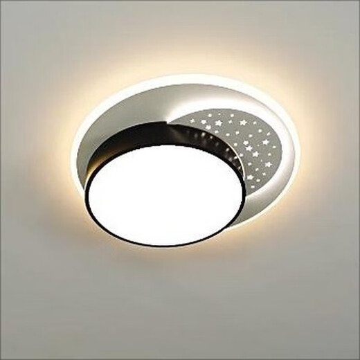 雷士（NVC）雷士照明实体店星辉WCX11968高亮led客厅卧室灯简约现代 星辉1100*700mm-160W-白+黑