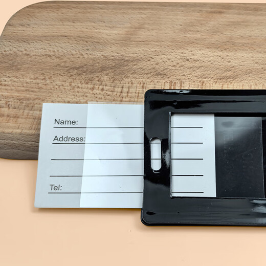 Xinqin luggage tag travel portable boarding tag cartoon creative luggage check pendant label anti-lost tag orange