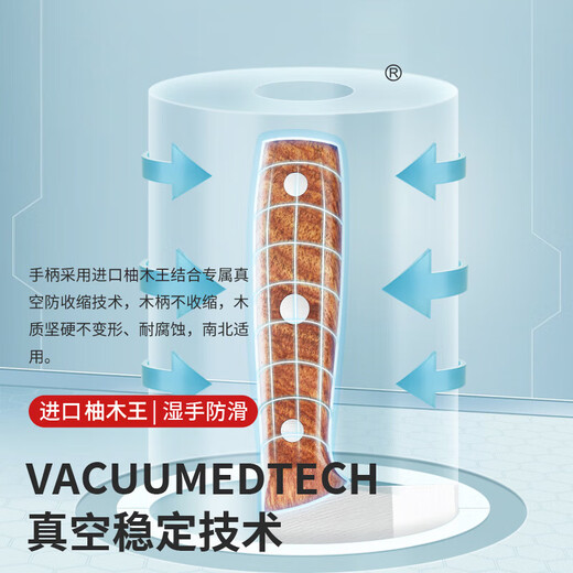 王麻子女士刀具菜刀家用 不锈钢锋利锻打厨房切肉切片刀切菜刀