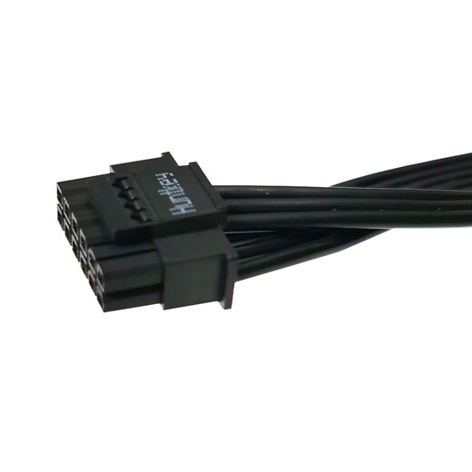 Huntkey full range of power module cables (graphics card cable/CPU cable/hard disk cable) color contact customer service notes PCIE5.0 to single 8P graphics card cable - black