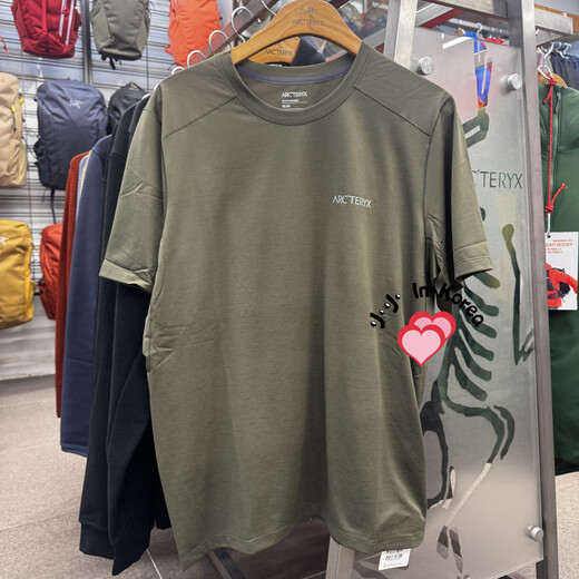 Archaeoptera Bird (ARC'TERYX)ARC'TERYX Archaeoptera Bird CORMAC Arc'Bird LOGO SS round neck short sleeve TUJ / retro green S25 9721 M