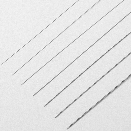 Avshavn toy tool bracelet threading and rope artifact pearl needle threading beads steel wire lead handmade beading special needle twist needle/diameter 0.15mm+0.3mm+0.5mm