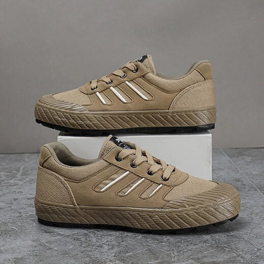 
Changxiang Huili 3522 low-top casual labor protection shoes men's soft sole non-slip wear-resistant canvas shoes outdoor hiking site lightweight working shoes store flagship rosy 39