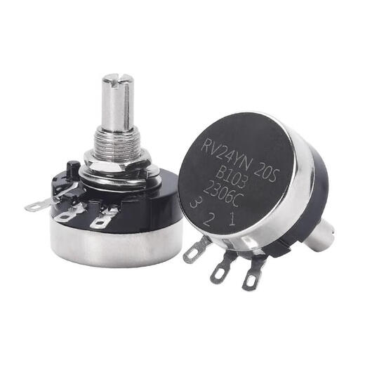 Noran RV24YN 20S single-turn carbon film potentiometer single-turn adjustable resistor B203 20K potentiometer + scale plate + knob (1 set)