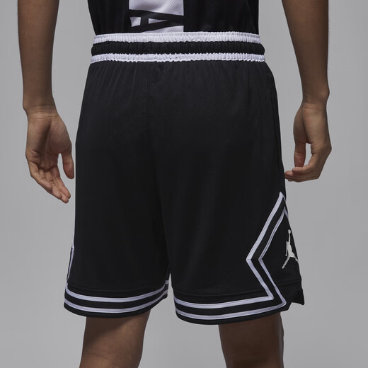 耐克（NIKE）Jordan官方耐克乔丹DRI-FIT男子速干网眼布短裤夏季篮球HF9911 010黑/白/白 S
