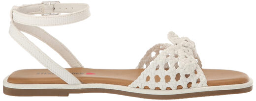 Steve Madden Girls' Shoes Meris Sandals, White White 1 Little Kid