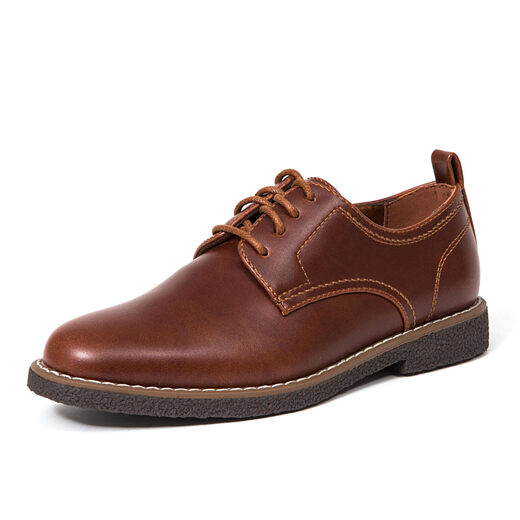 Deer Stags Boys Gabe Oxford Shoes, Rosewood/Dark Brown - Sander Rosewood/Dark Brown - Sander 2 Little Kid