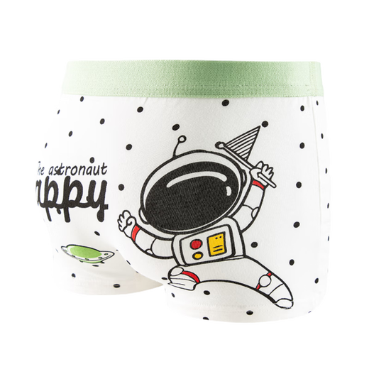 Eaton a attiré des sous-vêtements pour enfants de sous-vêtements d'été A-Classe Xinjiang Cotton Boxer Pantalon Junior High School Students Soft and Breathable 1037 Rocket Astronaut 4 170 M Code [Suggéré 20jin [Jin est égal à 0,5 kg] -35jin [Jin est égal à 0,5 kg]]]