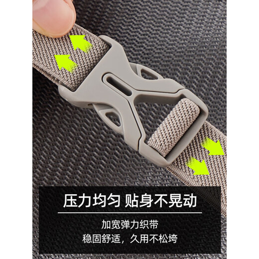 LZJV防盗腰包贴身腰包防偷包出国旅行欧洲旅游隐形护照随身包男女钱包 卡其色【隐形 贴身 防盗】 均码
