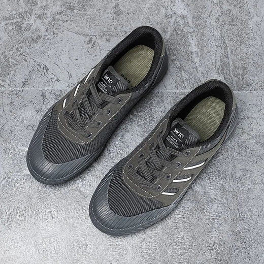 
Changxiang Huili 3522 low-top casual labor protection shoes men's soft sole non-slip wear-resistant canvas shoes outdoor hiking site lightweight working shoes store flagship rosy 39