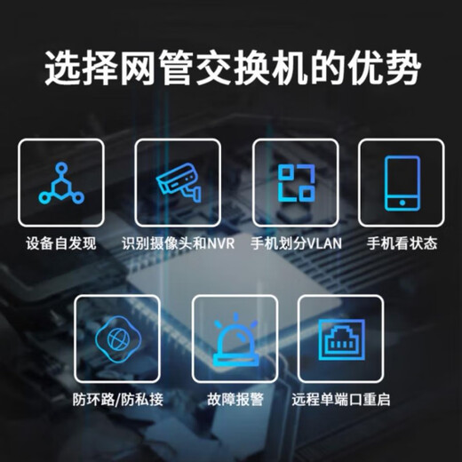 
Ruijie Gigabit Poe switch intelligent network management enterprise-level monitoring AP remote management 5 ports 8 ports 1 non-network management: 8 ports 8 POE switch