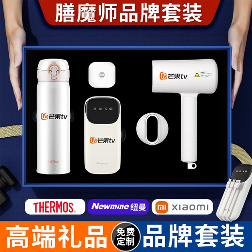 膳魔师高档实用商务伴手礼盒保温杯送客户员工生日礼物伴手礼品定制logo B款膳魔师保温杯+几素手持风扇+