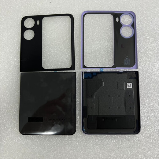 OPPO is suitable for folding findn2flip glass back cover Find N2FliP mobile phone back cover shell upper cover Find N2Flip original upper cover + lower cover (Muzi