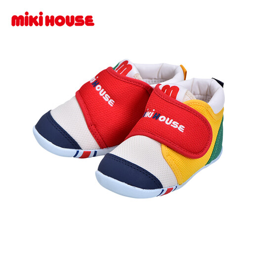 MIKIHOUSE toddler shoes, boys and girls shoes, classic baby shoes, new mixed colors, 13cm (suitable for feet 12.5cm long)
