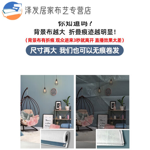 CLCEY直播间背景布背景布主播服装产品网红主播直播背景布3d立体直播 GX-9227加厚无纺布1.8*2.2M无痕